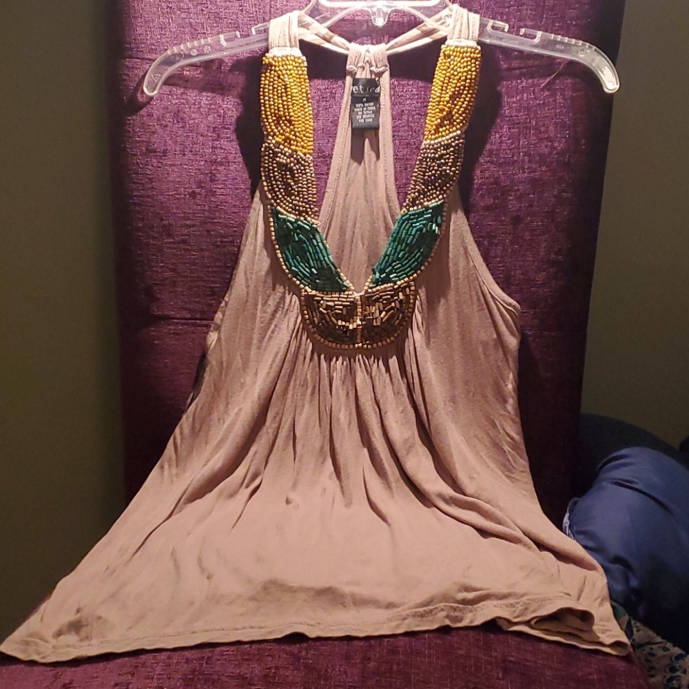 Beaded Tank top
